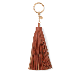 Bogg'd & Charmed  - Camel Leather Tassel